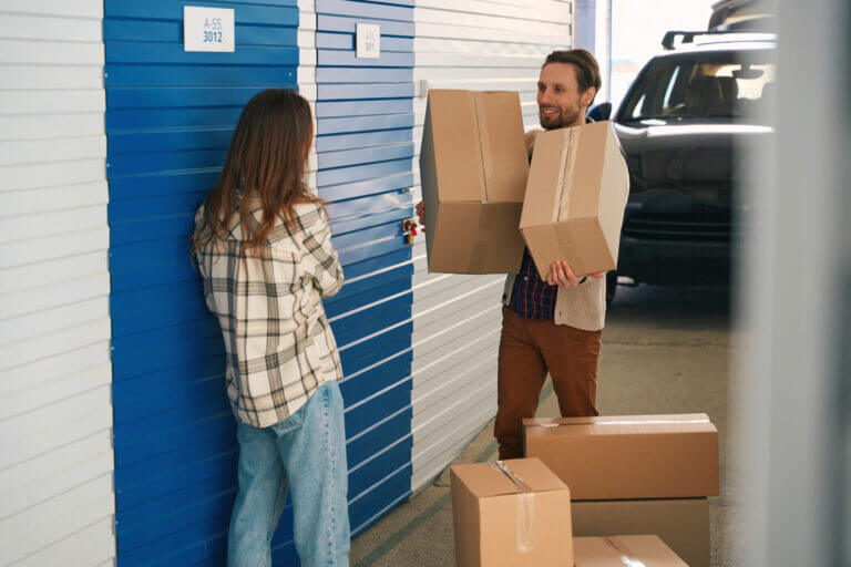 A college student acquiring a self storage unit in Scottsdale, Arizona at McDowell Mountain Community Storage