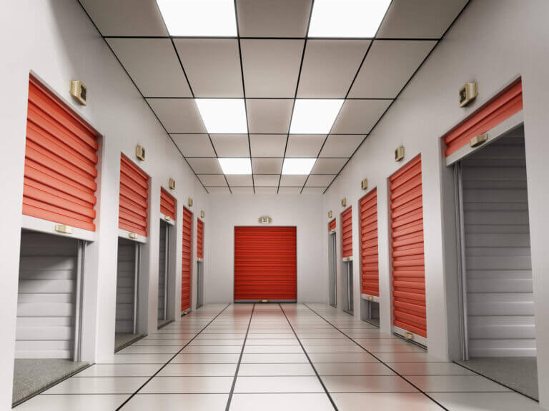 A clean and huge Short-Term vs. Long-Term Storage in Scottsdale, Arizona at McDowell Mountain Community Storage Facility