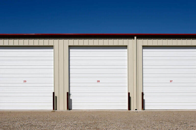 A visual of beginner-friendly storage units at McDowell Mountain Community Storage in Scottsdale, Arizona.
