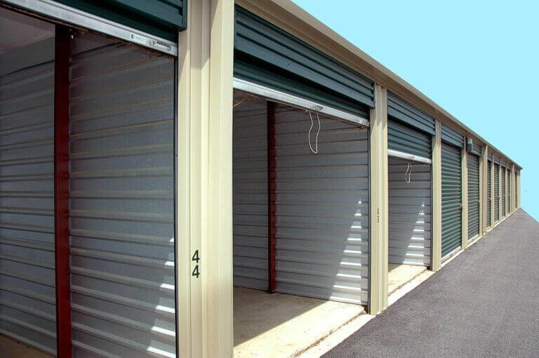 Beginner learning about storage unit sizes at McDowell Mountain Community Storage in Scottsdale, Arizona.