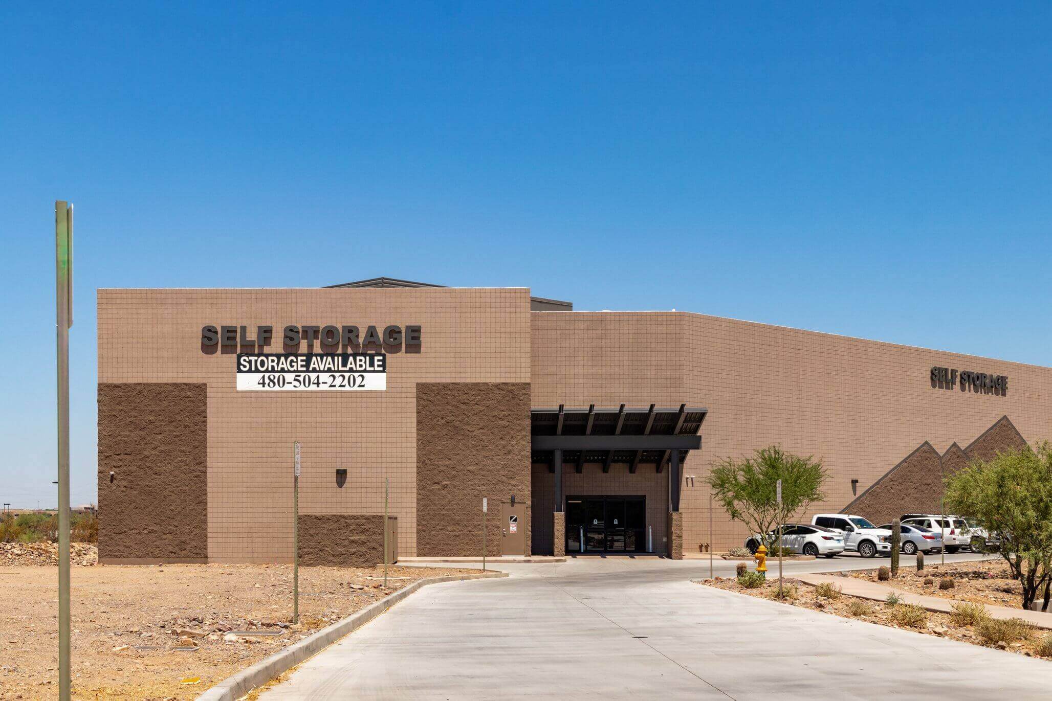 A visual comparison of storage options between home storage and McDowell Mountain Community Storage in Scottsdale Arizona
