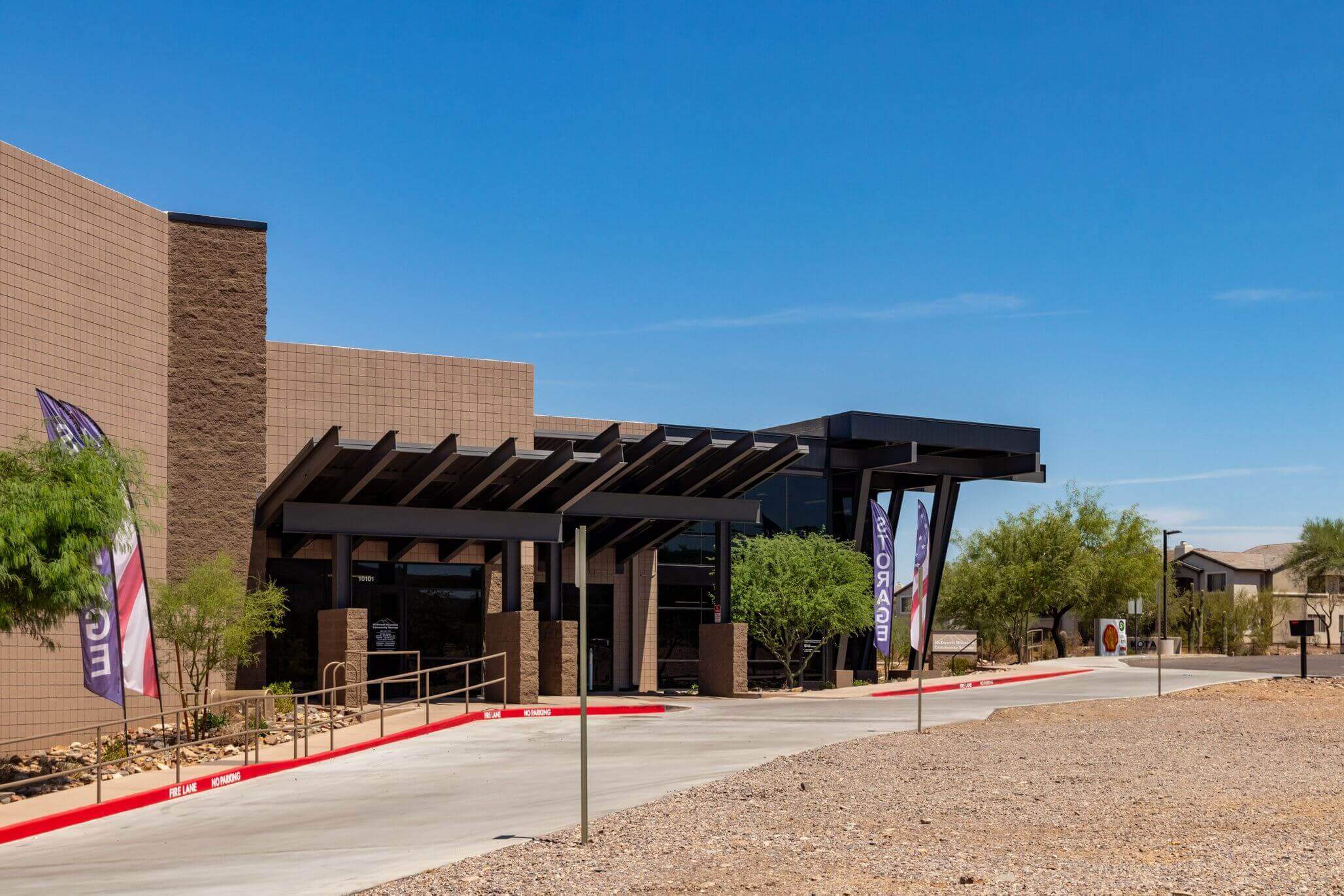 Security benefits of using McDowell Mountain Community Storage in Scottsdale Arizona over typical home storage options